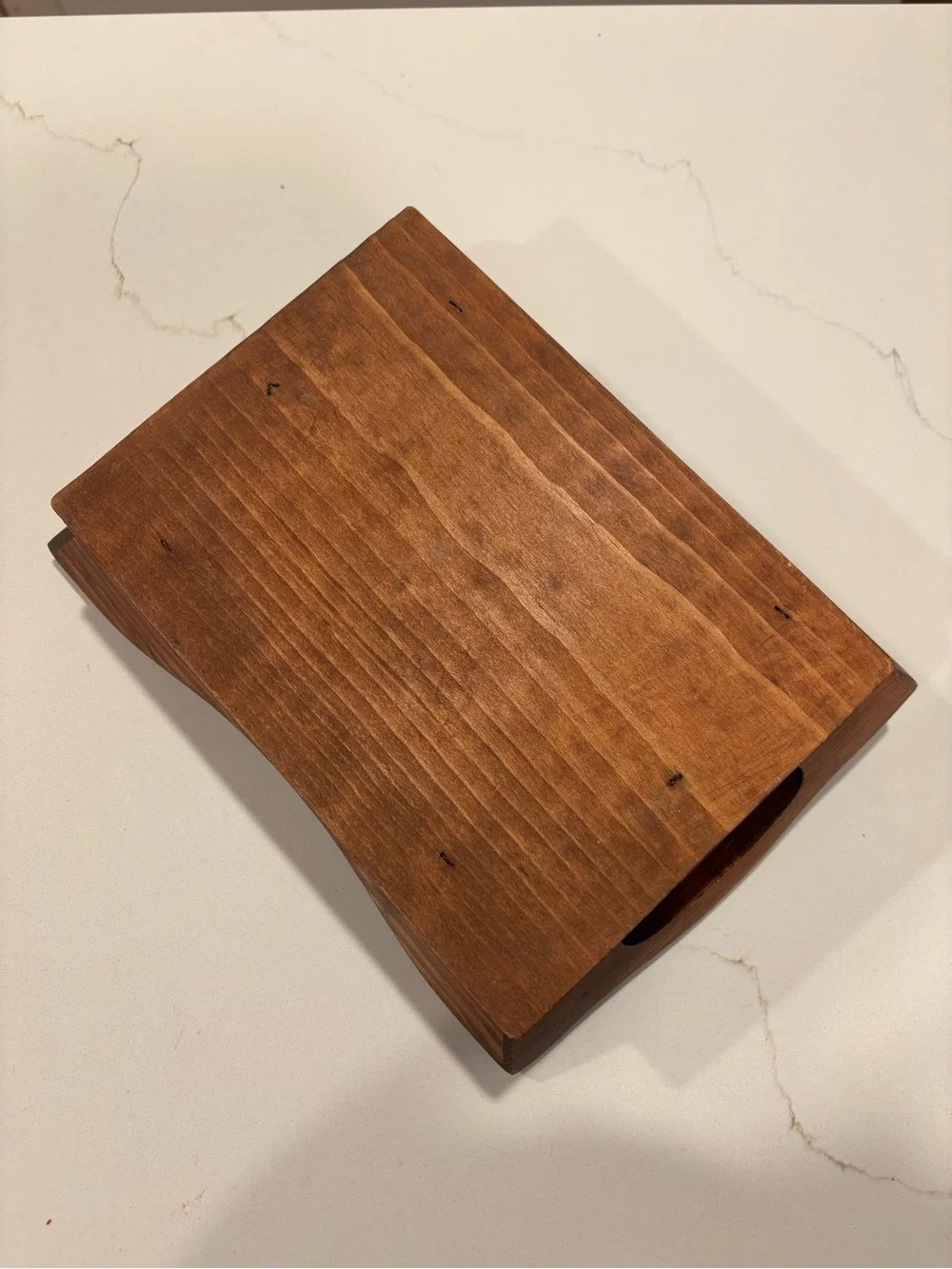 Vintage Cape Craftsmen Our Daily Bread Hand Carved Wood Wooden Bread Tray